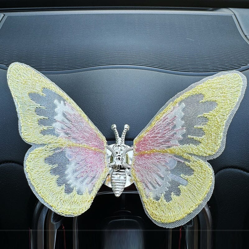 Aiitle Embroidery Flying Butterfly Car Decoration