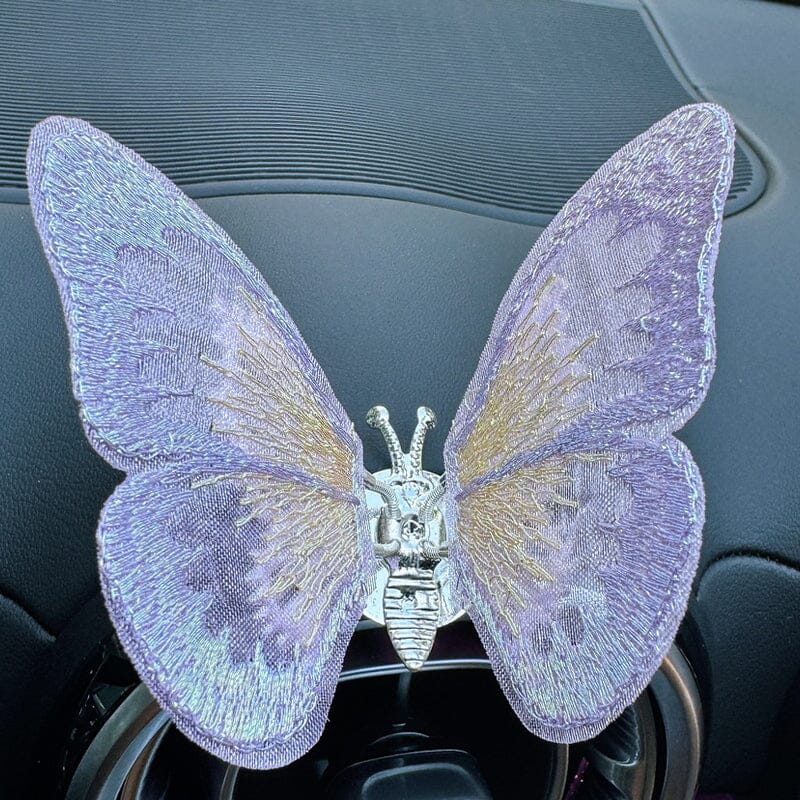 Aiitle Embroidery Flying Butterfly Car Decoration