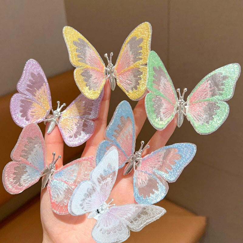 Aiitle Embroidery Flying Butterfly Car Decoration