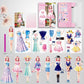 Aiitle Magnetic Princess Dress Up Paper Toy