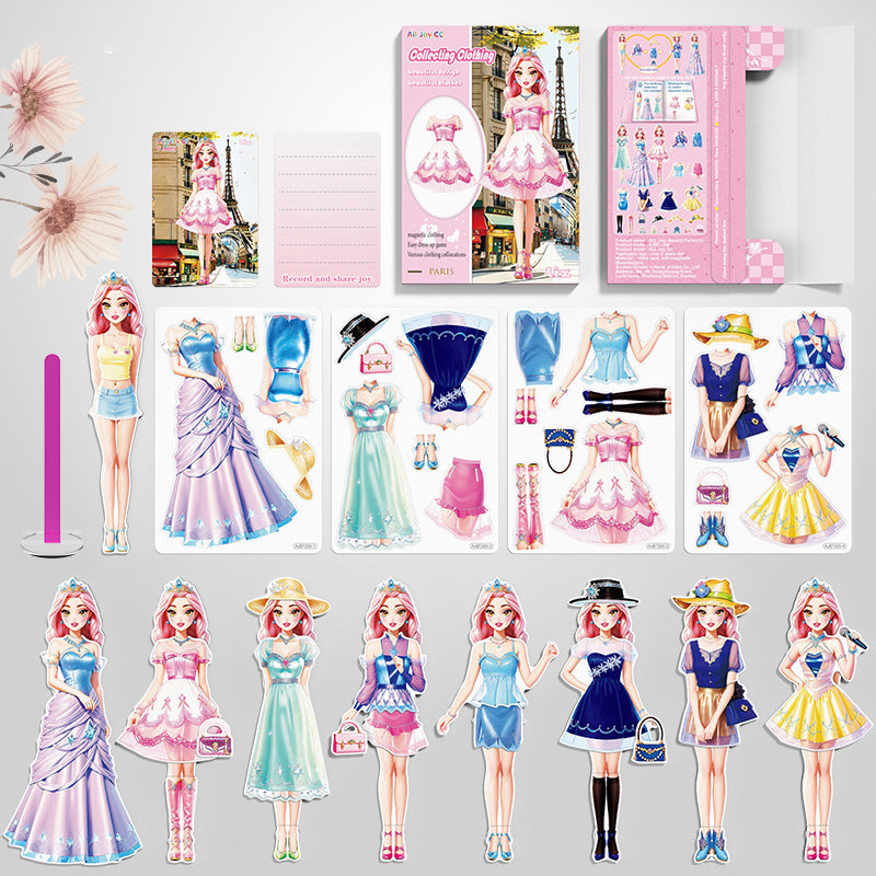 Aiitle Magnetic Princess Dress Up Paper Toy