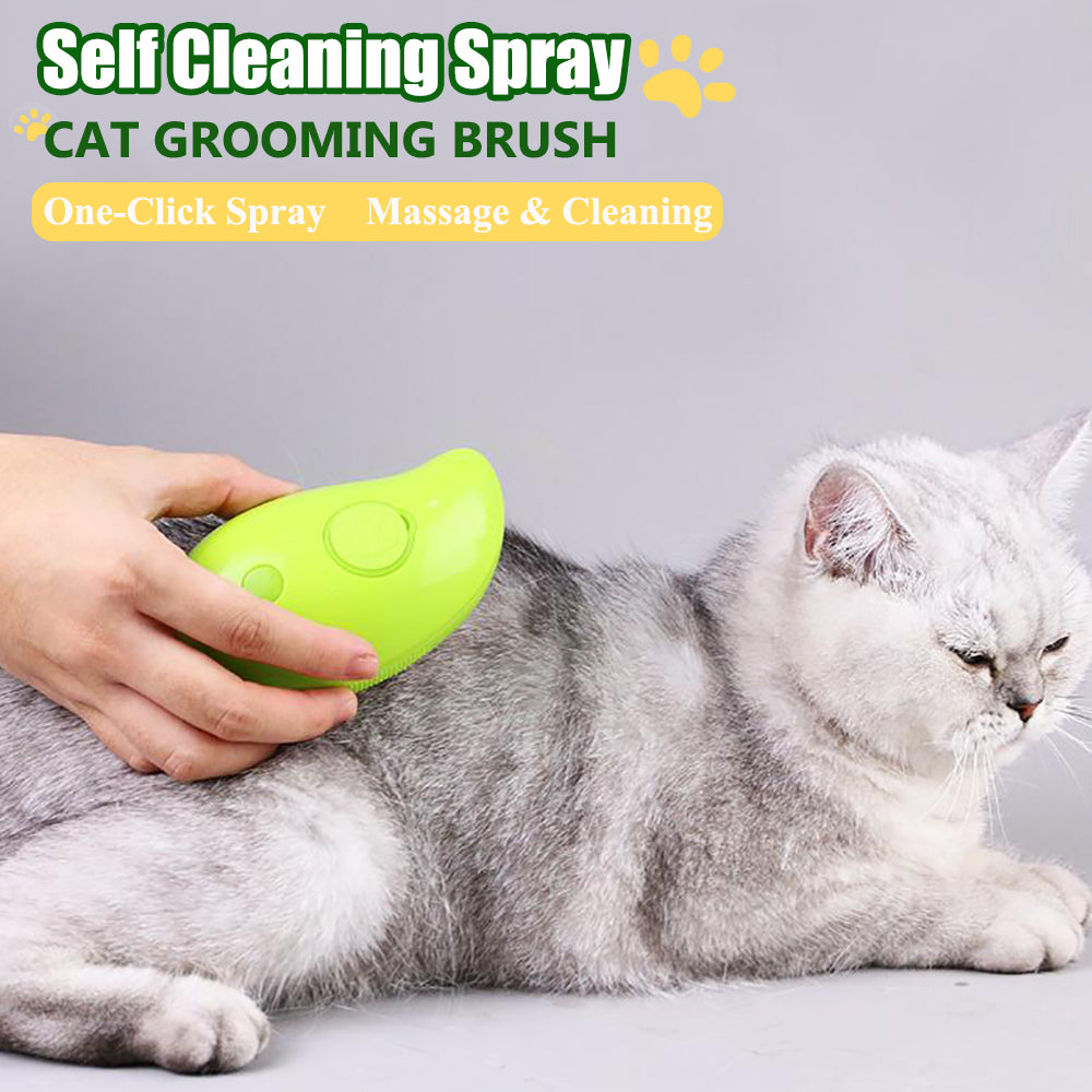 Aiitle Self Cleaning Cat Steamy Brush