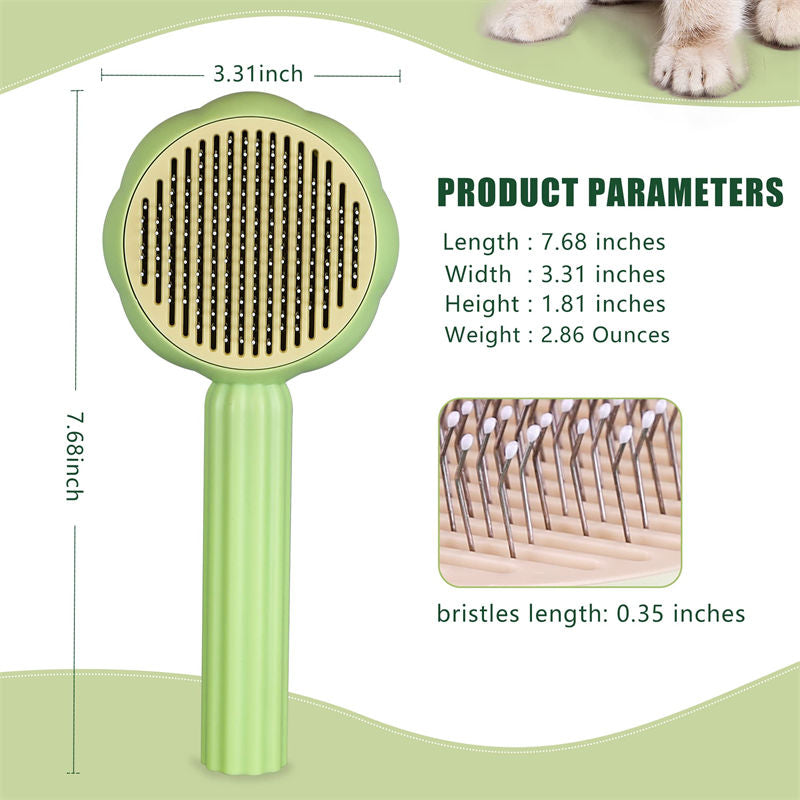 Aiitle Self Cleaning Pet Hair Remove Brush