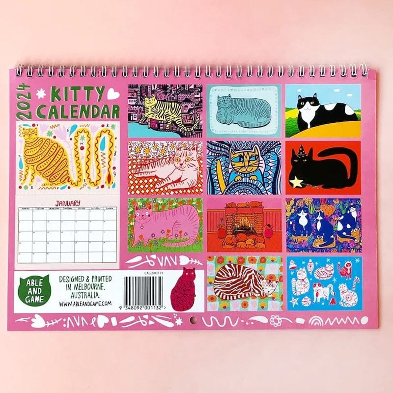 Aiitle 2024 Cute Kitty Calendar