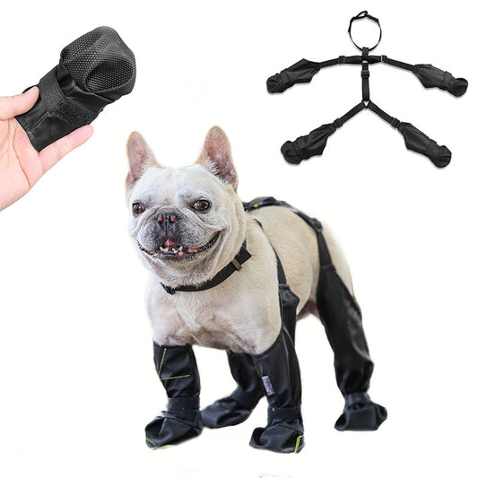 Aiitle Adjustable Waterproof Dog Boot Leggings