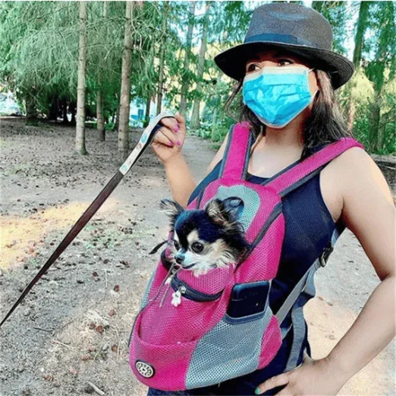 Aiitle Adjustable Mesh Outdoor Dog Backpack