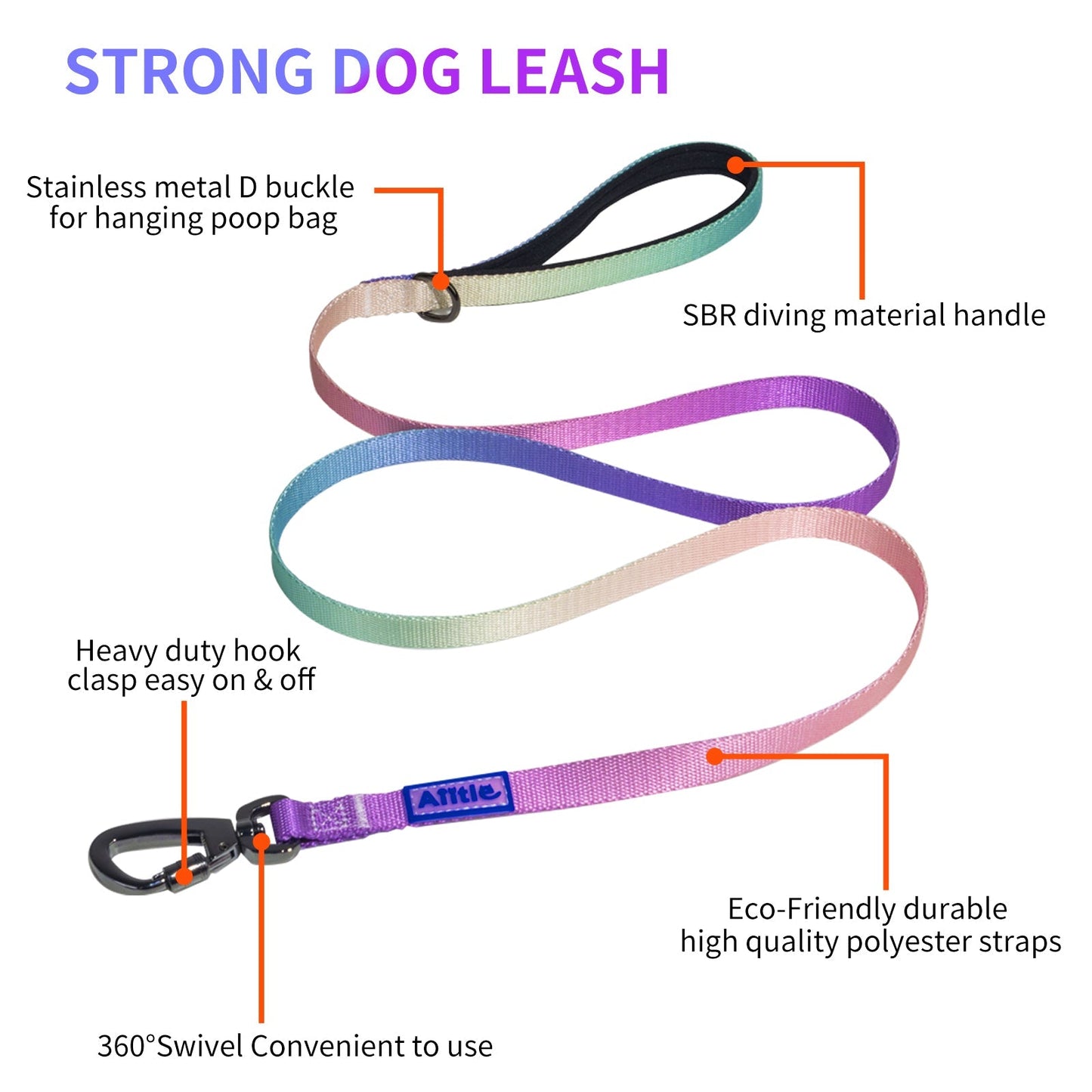 AIITLE Step in Dog Harness Collar Leash Set - Adjustable Heavy Duty No Pull | AIITLE