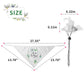 AIITLE She Said Yes Dog Wedding Bandana & White Hat Set Dog Wedding Attire | AIITLE