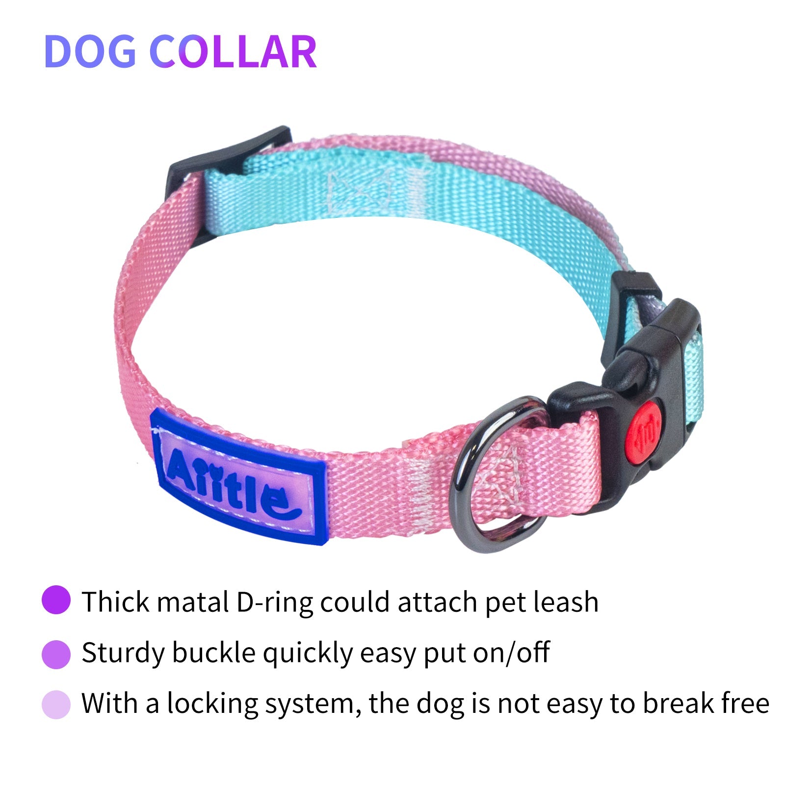 AIITLE Step in Dog Harness Collar Leash Set - Adjustable Heavy Duty No Pull | AIITLE