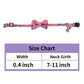AIITLE American Flag Cat Collar with Bell Bow Tie Star Charm Breakaway | AIITLE
