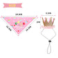 AIITLE Dog Birthday, Scarf and Reusable Dog Girl Birthday Party Hat with Number | AIITLE