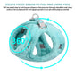 AIITLE Reflective Plush Fabric Dog Winter Harness and Leash Set, No Pull Vest | AIITLE