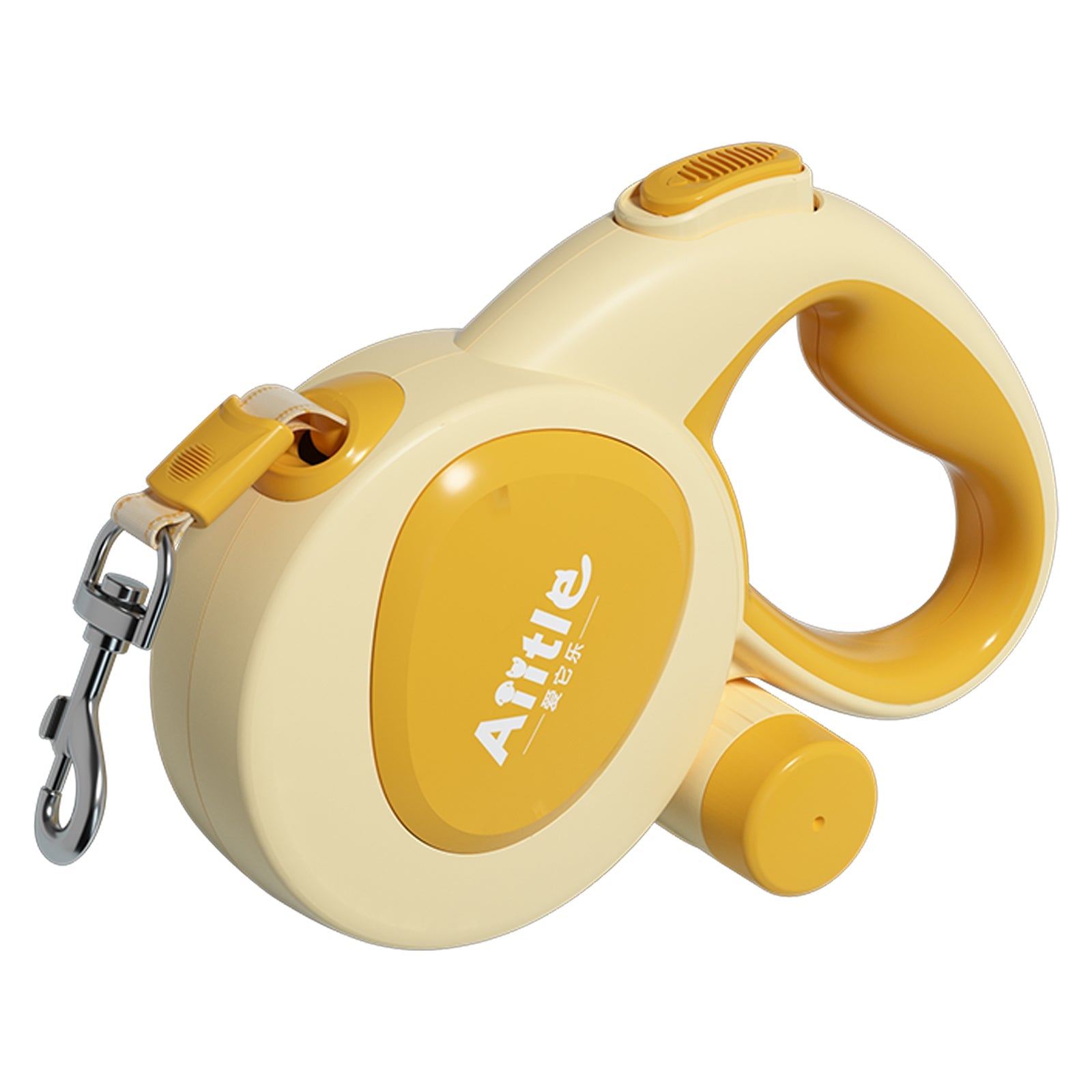 AIITLE Retractable Dog Leash with LED Flashlight, 16 ft Dog Safety Walking | AIITLE