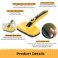 Aiitle Pet Easy Self-Cleaning Brush for Shedding and Grooming Yellow