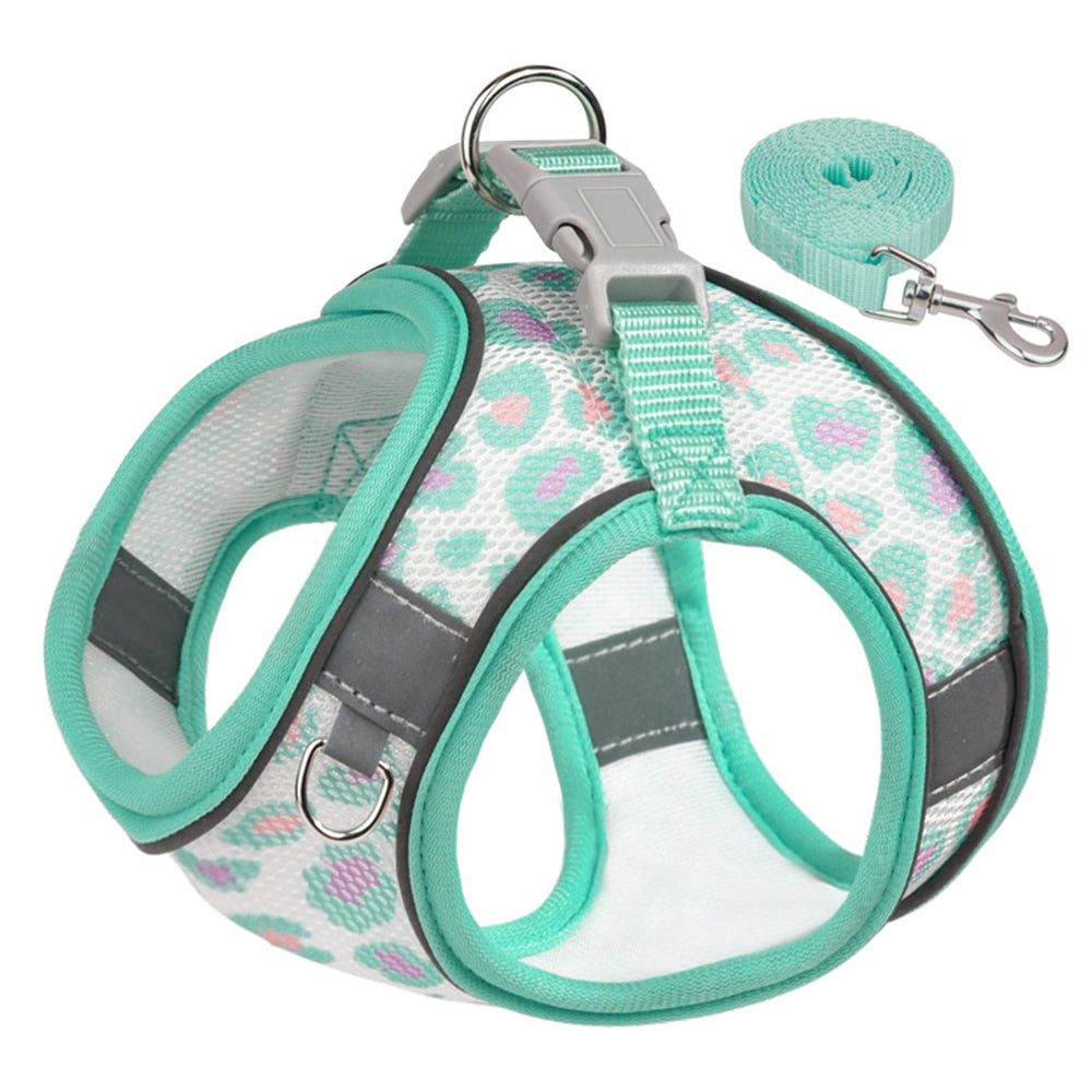 Aiitle Colorful Printed Mesh Dog Harness