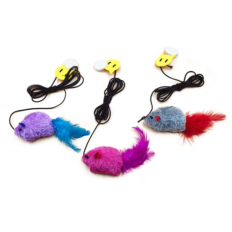 Aiitle Hanging Cat Catching Mouse Toy 3 PCS Set