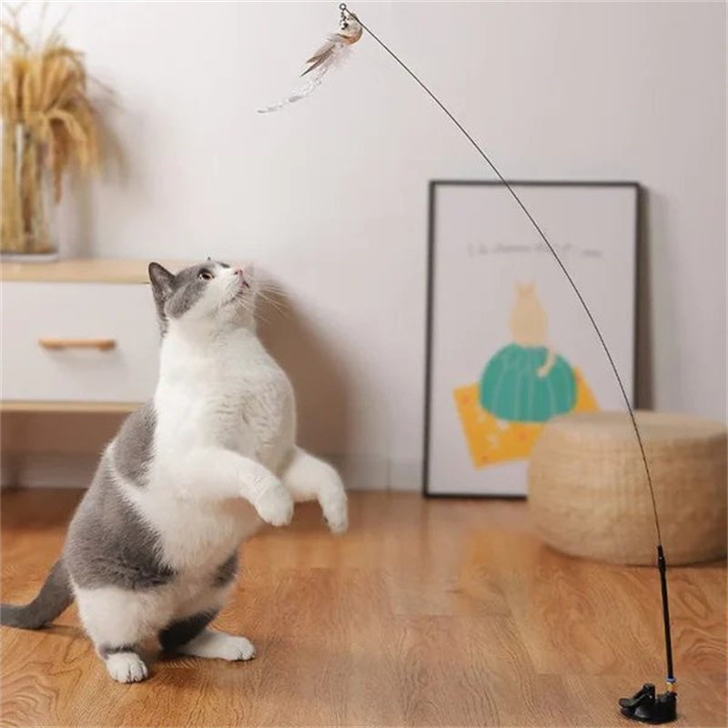 Aiitle Interactive Bird Toy Set for Indoor Cats