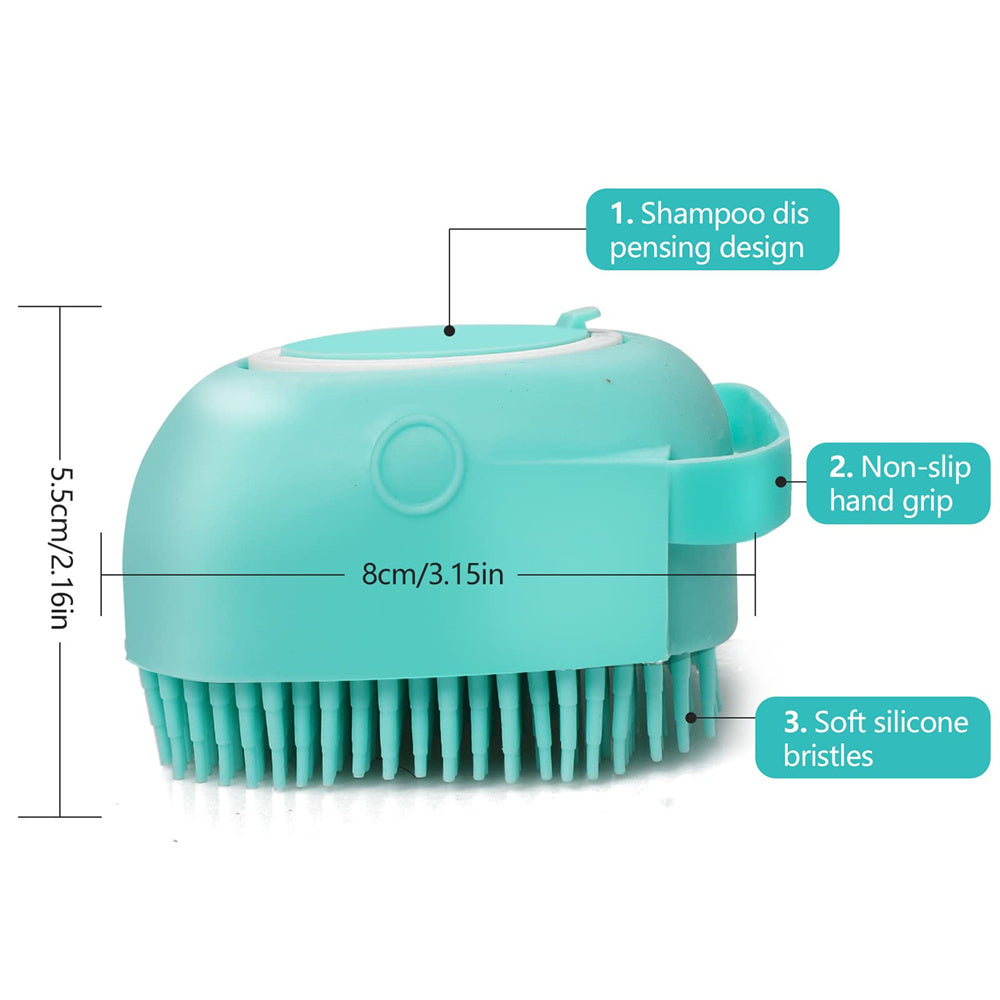 Aiitle 2 in 1 Pet Shower Massage Brush