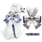 Aiitle Pet Plaid Bow Tie Harness Leash Set