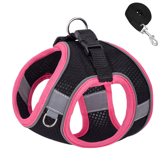 Aiitle Step In Mesh Dog Harness Black