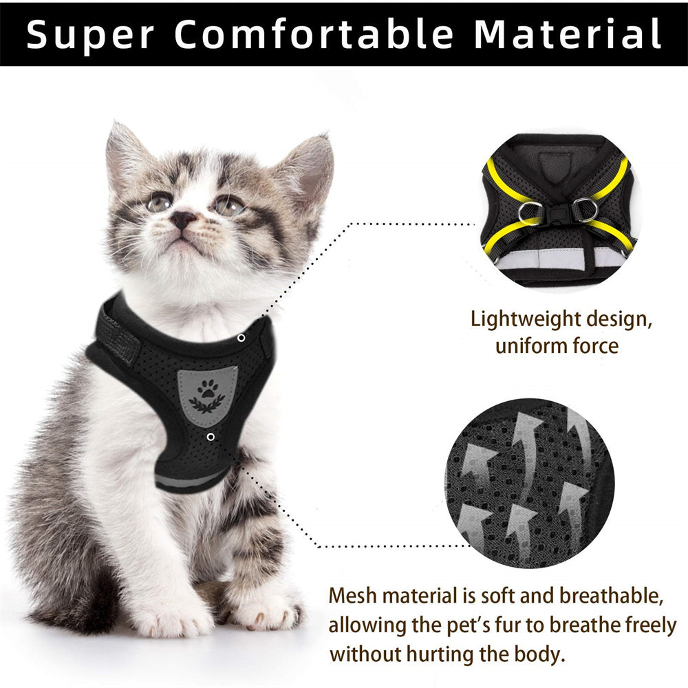 Aiitle Adjust Breathable Pet Harness Leash Set