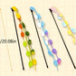 Aiitle Colorful Plush Ball Cat Teaser Wand 3 PCS Set