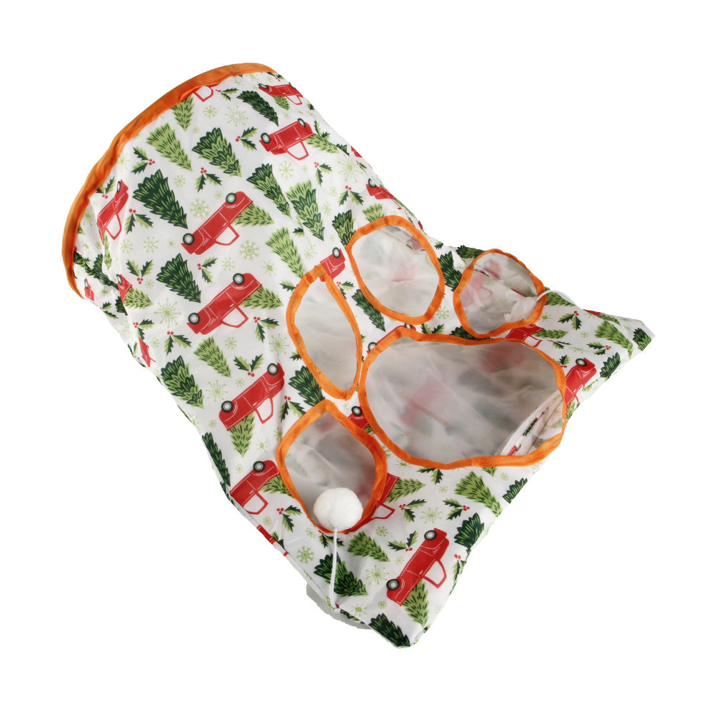 Aiitle Squeaky Self Interactive Cat Tunnel Bag