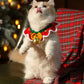 Aiitle Christmas Cute Handmade Knit Cat Collar