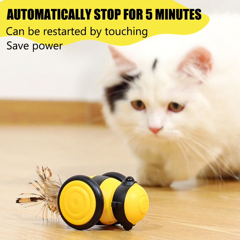 Aiitle Cute Bee Electric Interactive Cat Toy