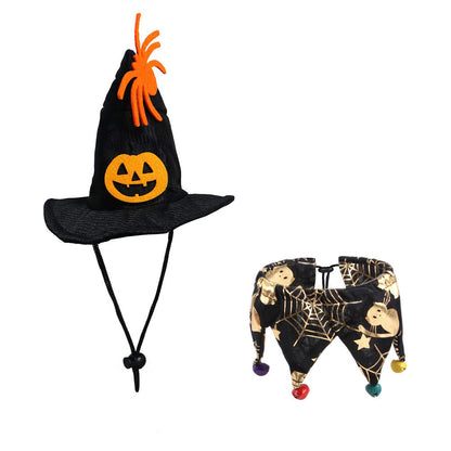 Aiitle Pet Halloween Skeleton Costume Set