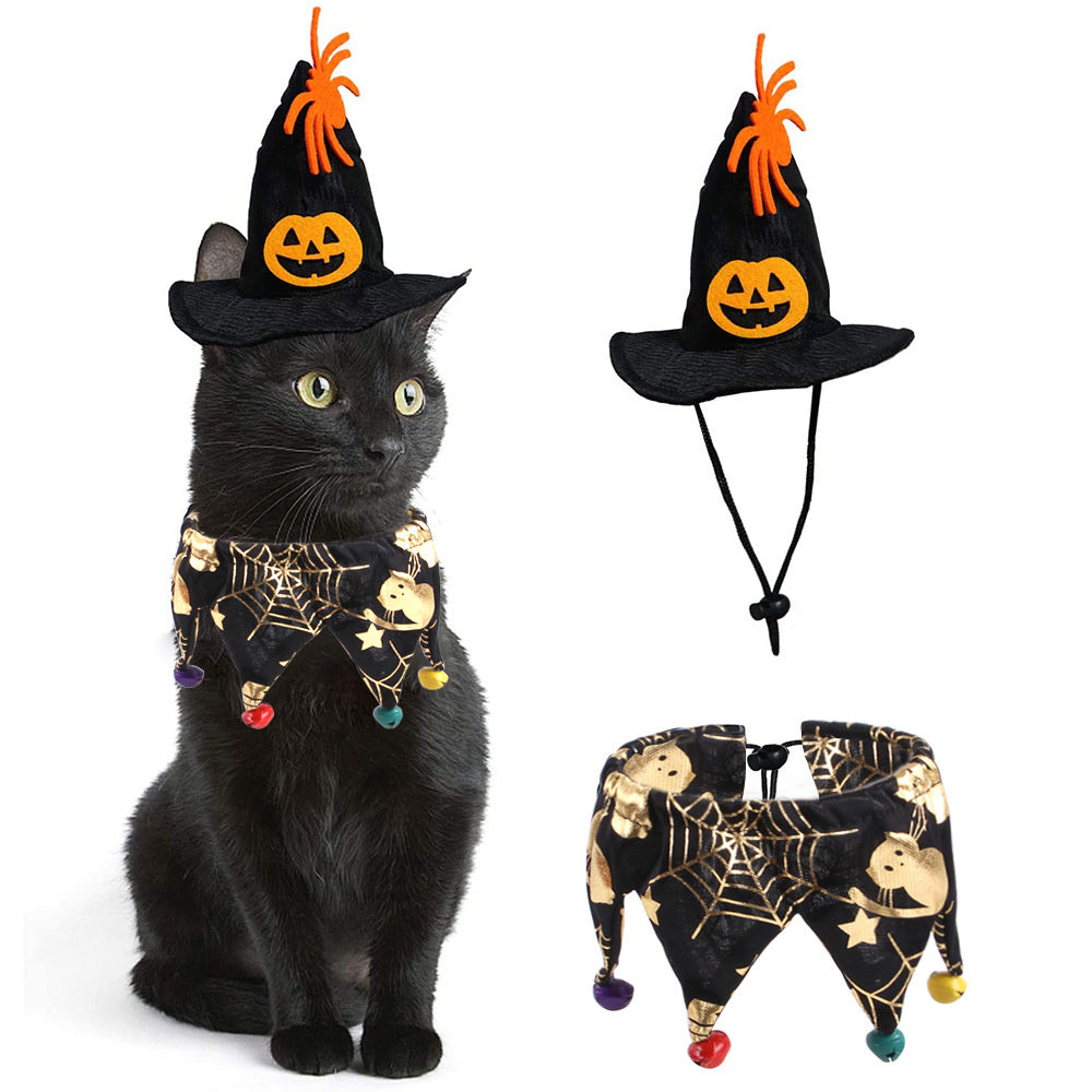 Aiitle Pet Halloween Skeleton Costume Set