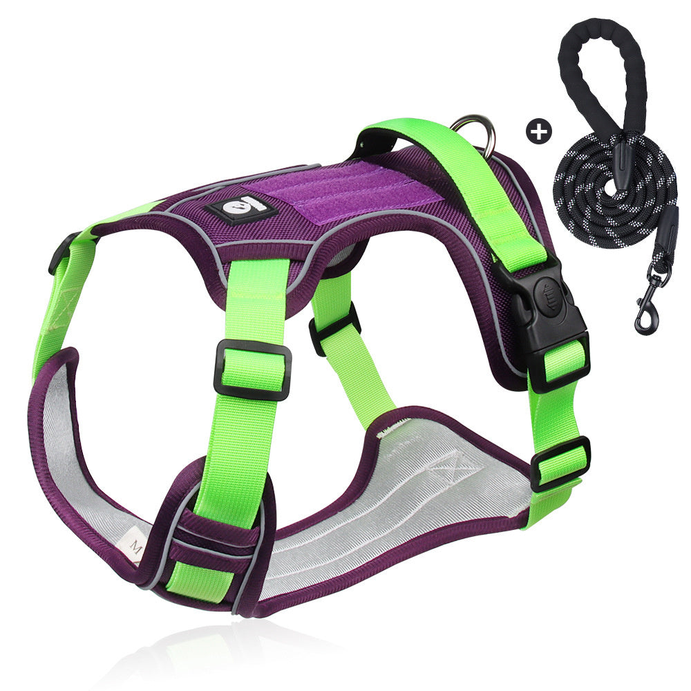 Aiitle No Pull Reflective Adjustable Dog Harness