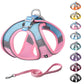 Aiitle Soft Adjustable Mesh Dog Harness Leash Set Hot Pink