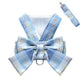 Aiitle Pet Plaid Bow Tie Harness Leash Set